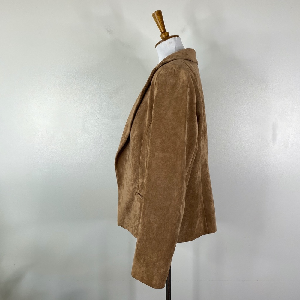 Ivanka Trump Faux Suede Open Front Jacket Sz. 14 - Picture 4 of 9